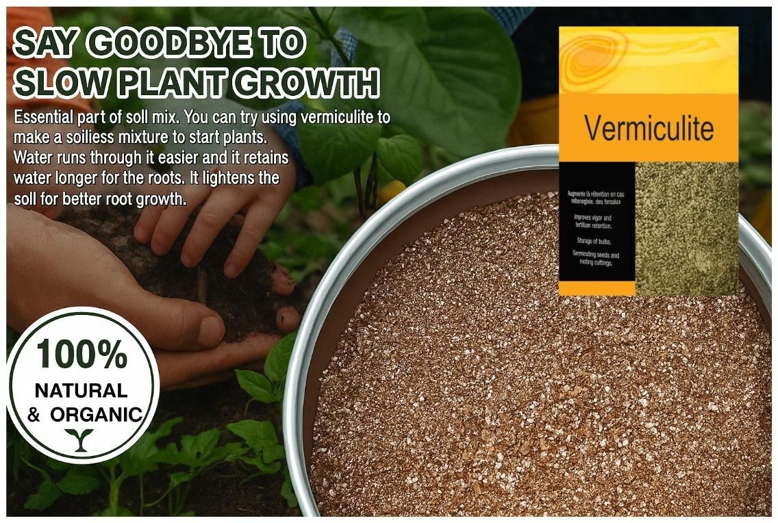 Vermiculite for Garden Soil Moisture and Plant Growth 400gm