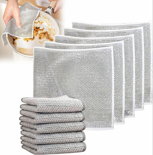 Buy 10 Get 10 Free Multifunctional Non Scratch Wire Dishcloth